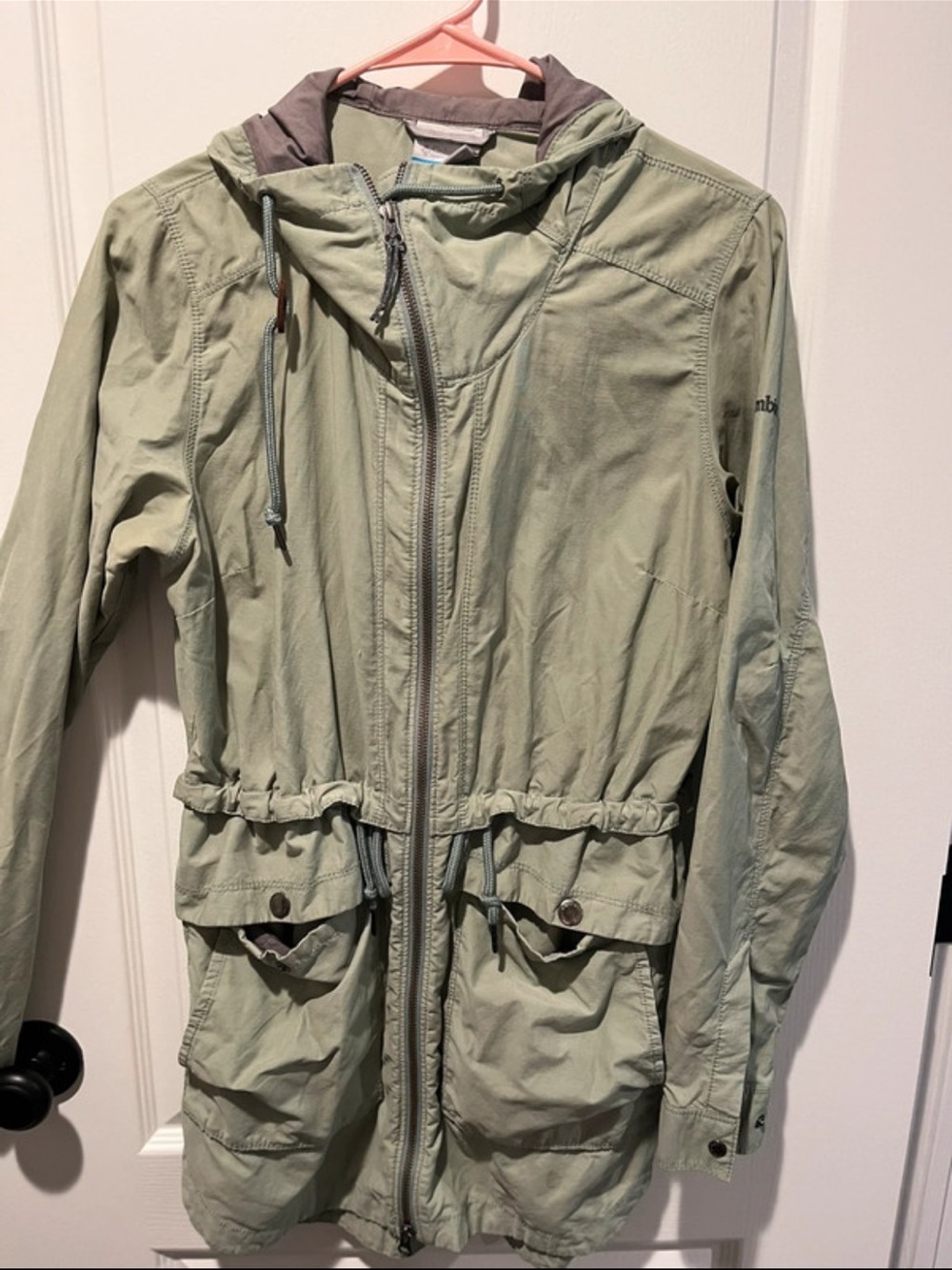 Columbia Women's Light Sage Hooded Utility Jacket